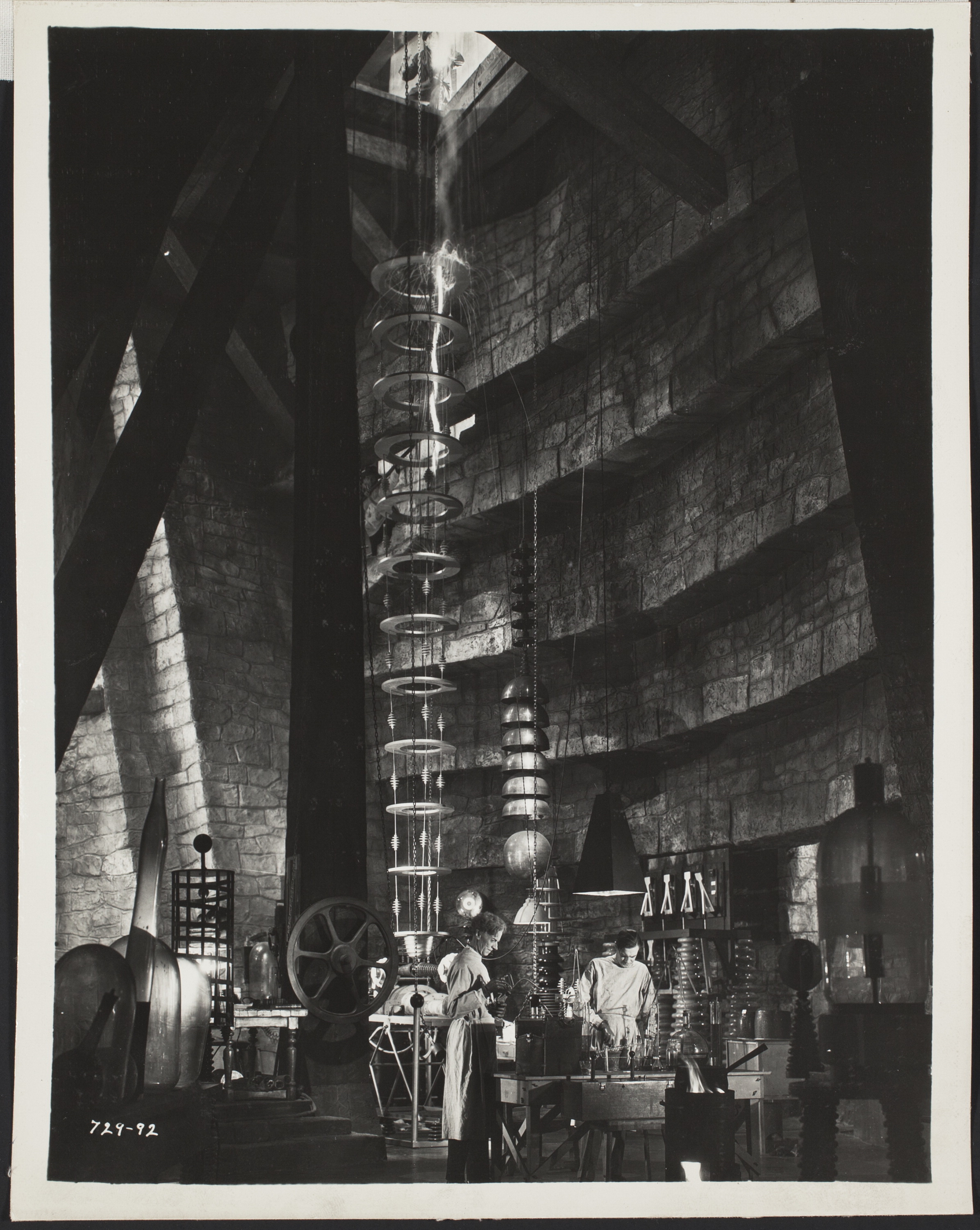 Frankenstein in the pyrotechnic laboratory of life, from Frankenstein ...